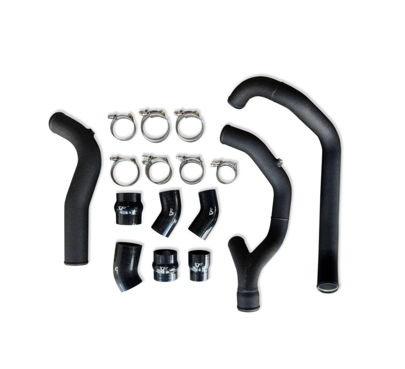 CVF Hot + Cold Aluminum Intercooler Pipe Kit (2021-2025 3.0L Ford Explorer ST W/O OEM BPV)