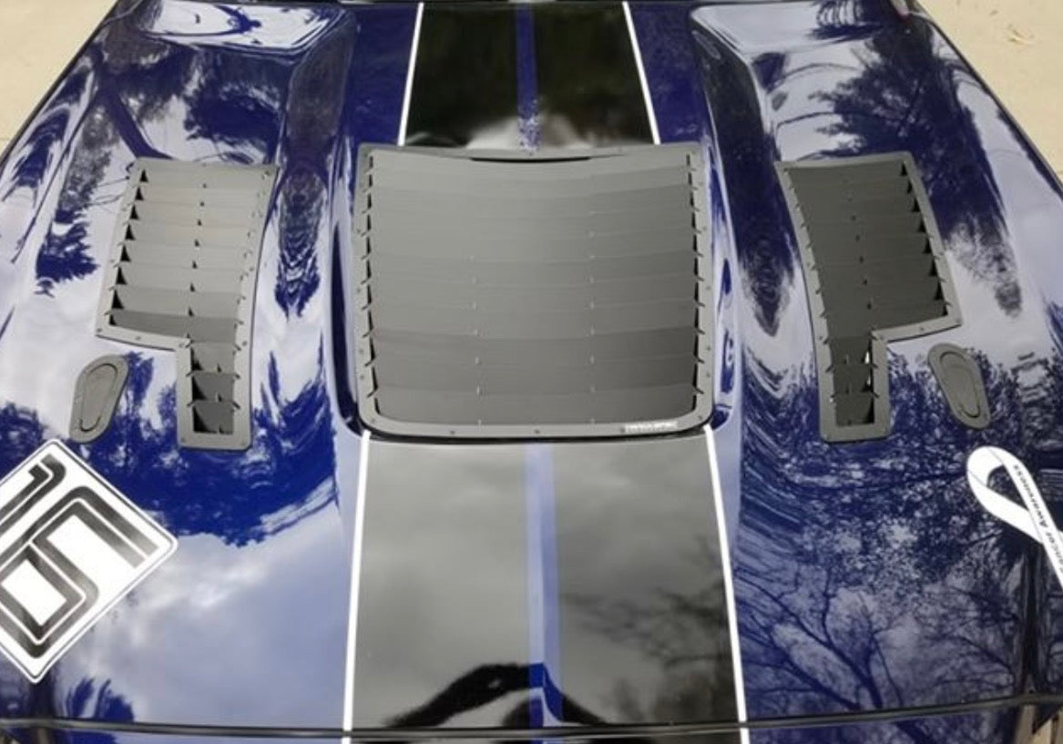 Mustang GT350 (2016+) GT4 Full Louver Kit