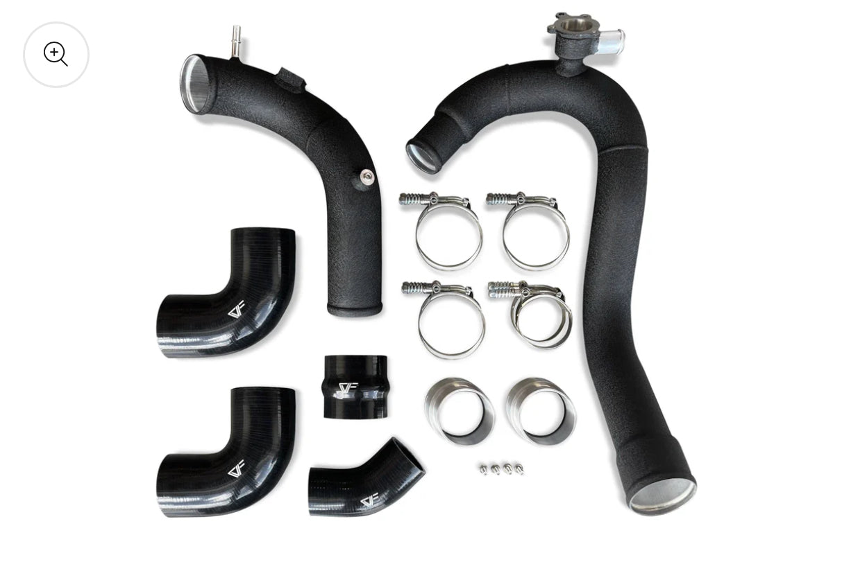 CVF Aluminum Intercooler Hot-Side + Cold-Side Piping Kit (2021-2025 Ford Bronco 2.3L; 2024 Ford Ranger 2.3L)