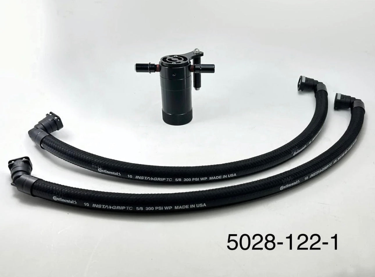 Plug N Play™ SC Oil Catch Can Separator (fits 2011-2021 Ford F150 5.0, 6.2 & Ecoboost)