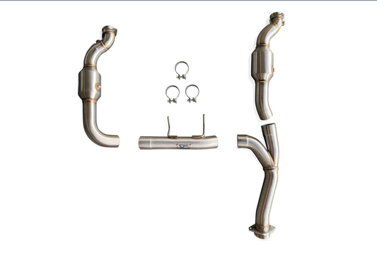 CVF Stainless Steel Catted Downpipes (2015-2020 Ford F-150 2.7L EcoBoost) (2017-2020 Ford F-150 3.5L EcoBoost)