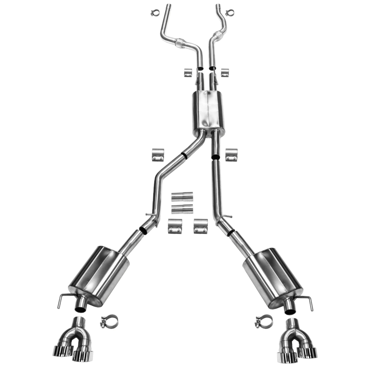 2020+ Explorer ST Thermal R&D 2.5”down pipe back Exhaust
