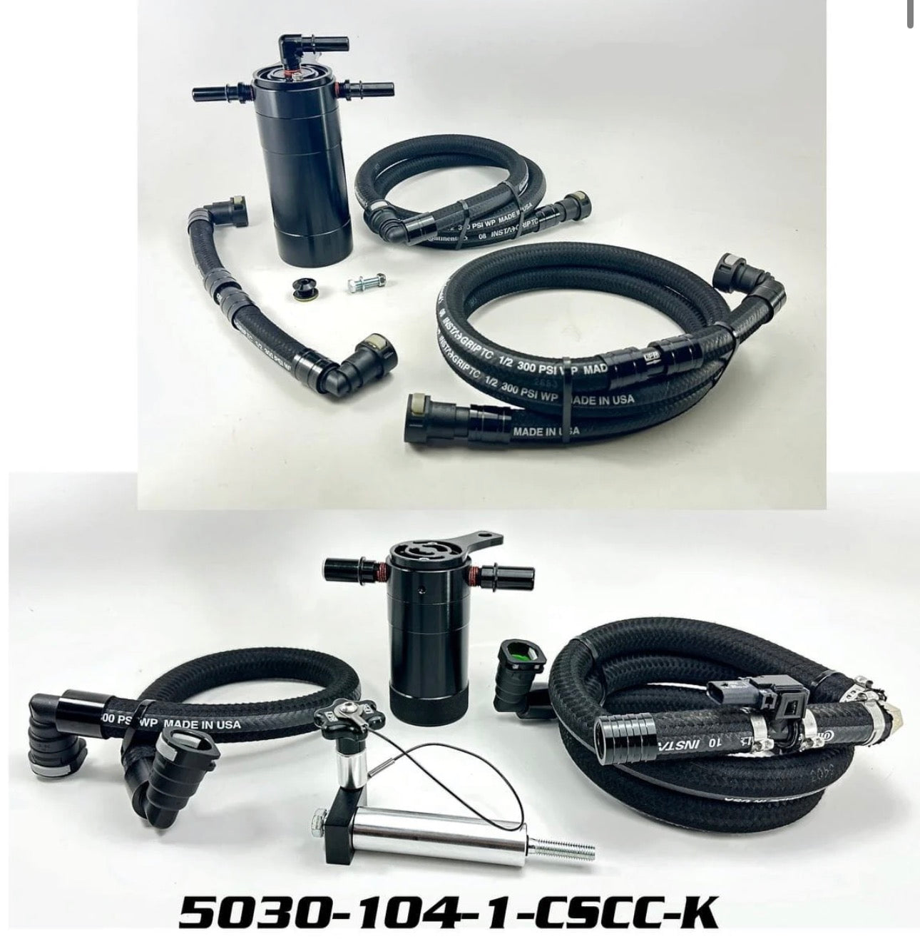 Plug N Play™ Dual Valve Oil Catch Can Separator (fits 15-23 Mustang 2.3 Ecoboost) UPR