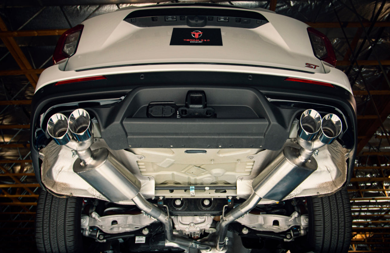 2020+ Explorer ST Thermal R&D 2.5”down pipe back Exhaust