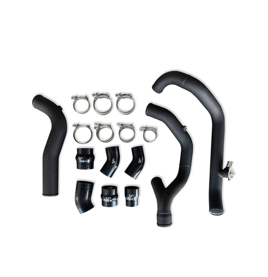 CVF Hot + Cold Aluminum Intercooler Pipe Kit (2020-2021 3.0L Ford Explorer ST W/ OEM BPV)