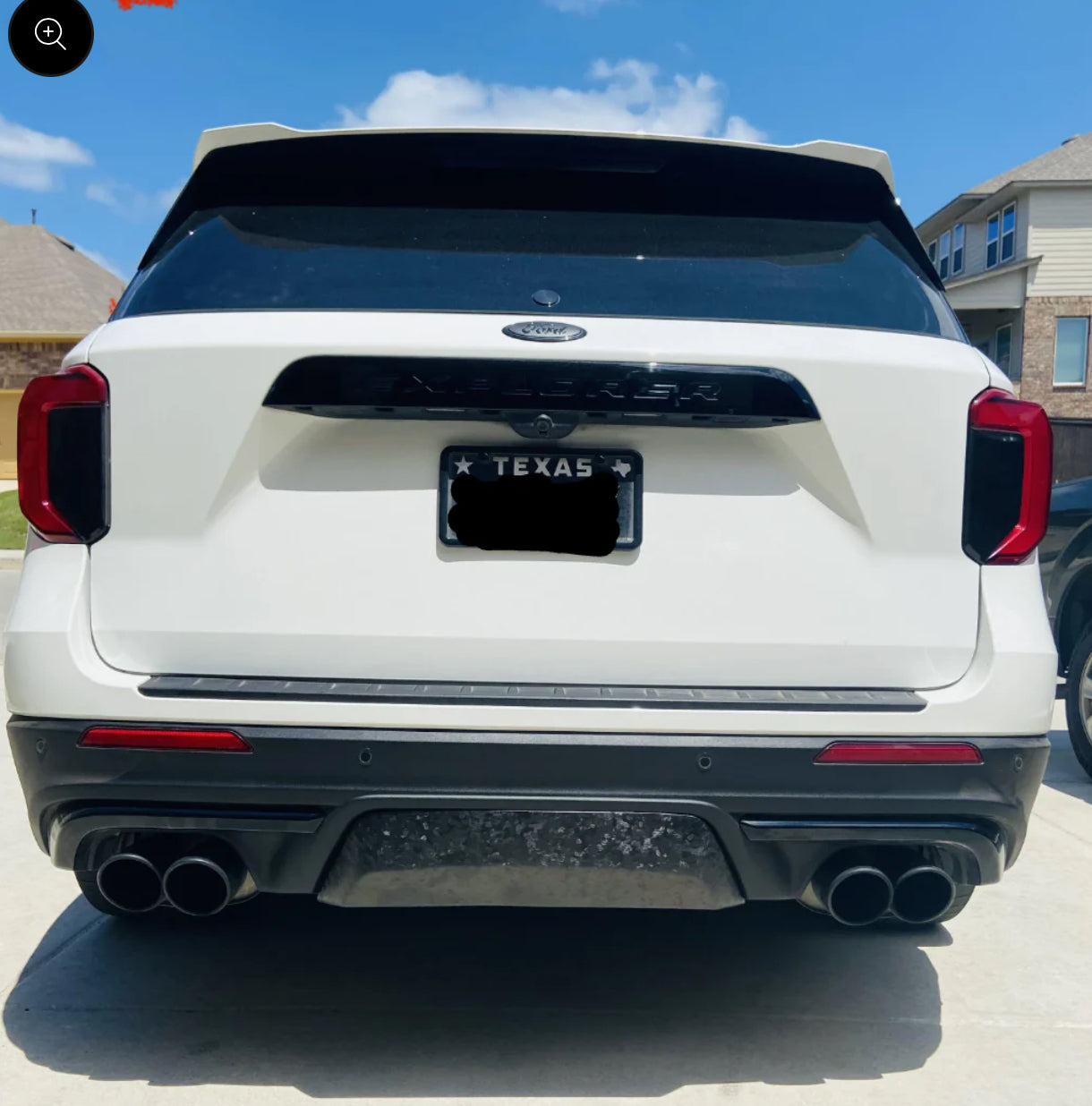 Zues 3D 2020+ Ford Explorer ST Hitch Cover