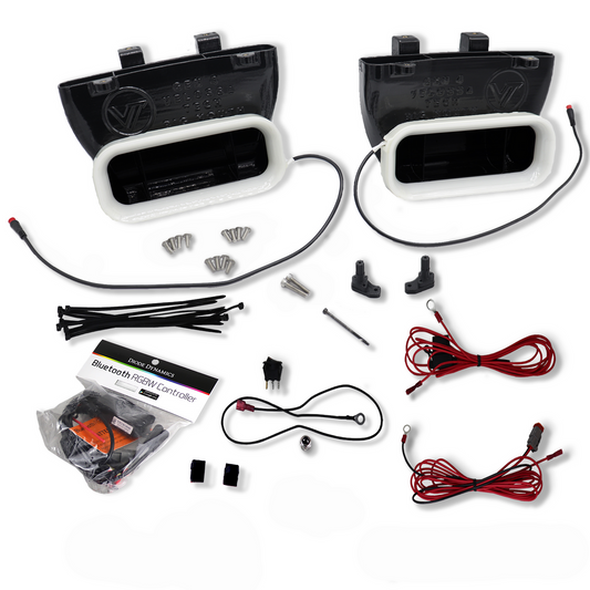 2015-2020 Ford F-150 and 2017-2022 Ford F-150 Raptor Dual/Quad BIG MOUTH "LIT KIT" Ram Air Intake Snorkels