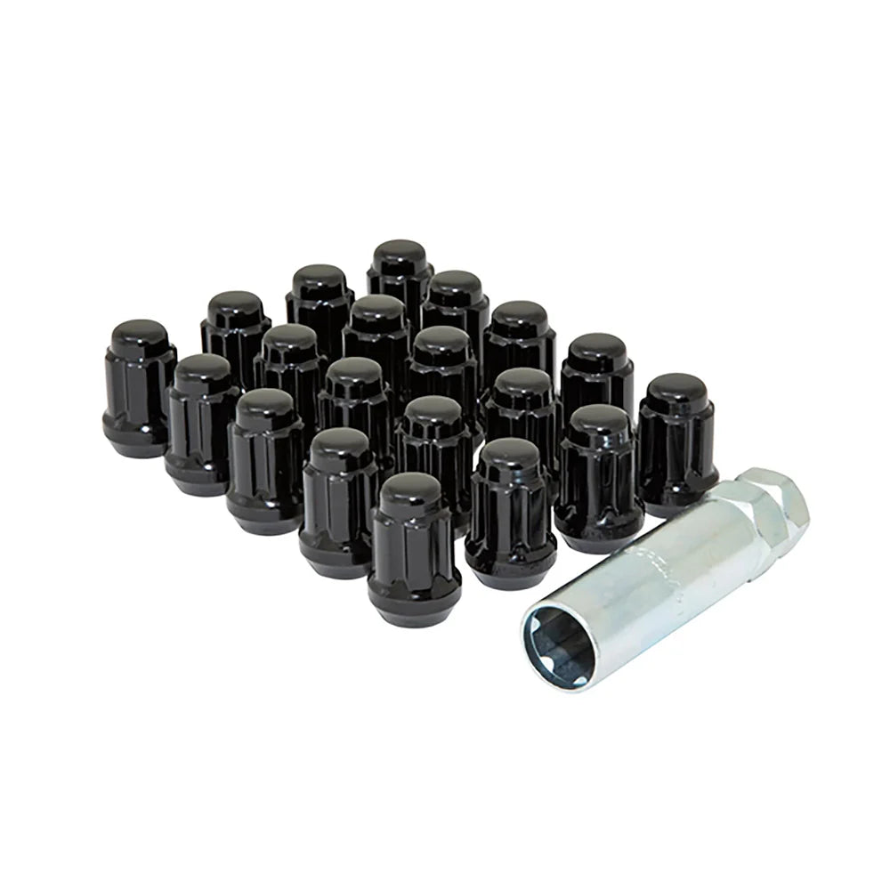 GORILLA LUG NUTS - M14 X 1.5 - BLACK FINISH (SET OF 20)