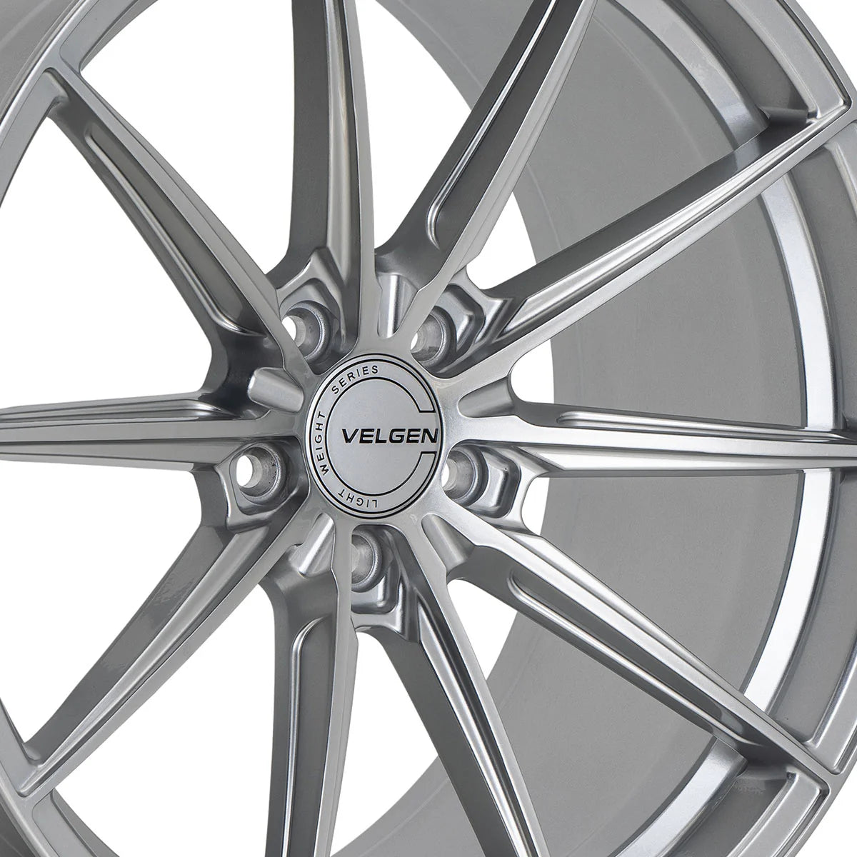 2015-2024 FORD MUSTANG VELGEN VF10 WHEEL SET (SET OF 4) - GLOSS SILVER - 20X10/20X11