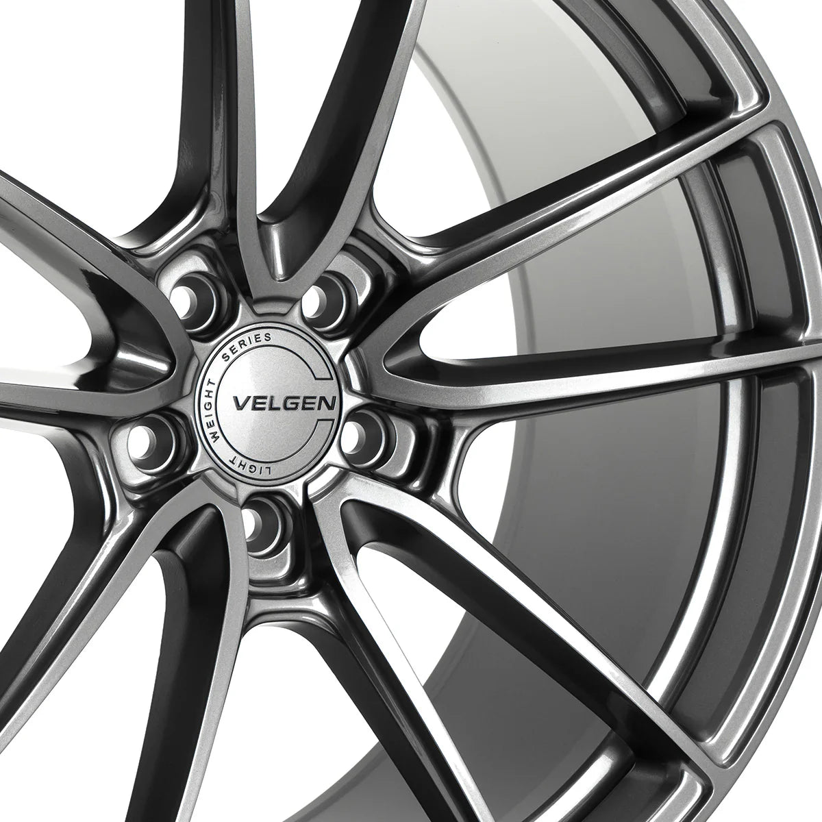 2020-2022 Ford Mustang GT500 Velgen VF5 Wheel Set (Set of 4) - Gloss Gunmetal - 20x11/20x11.5