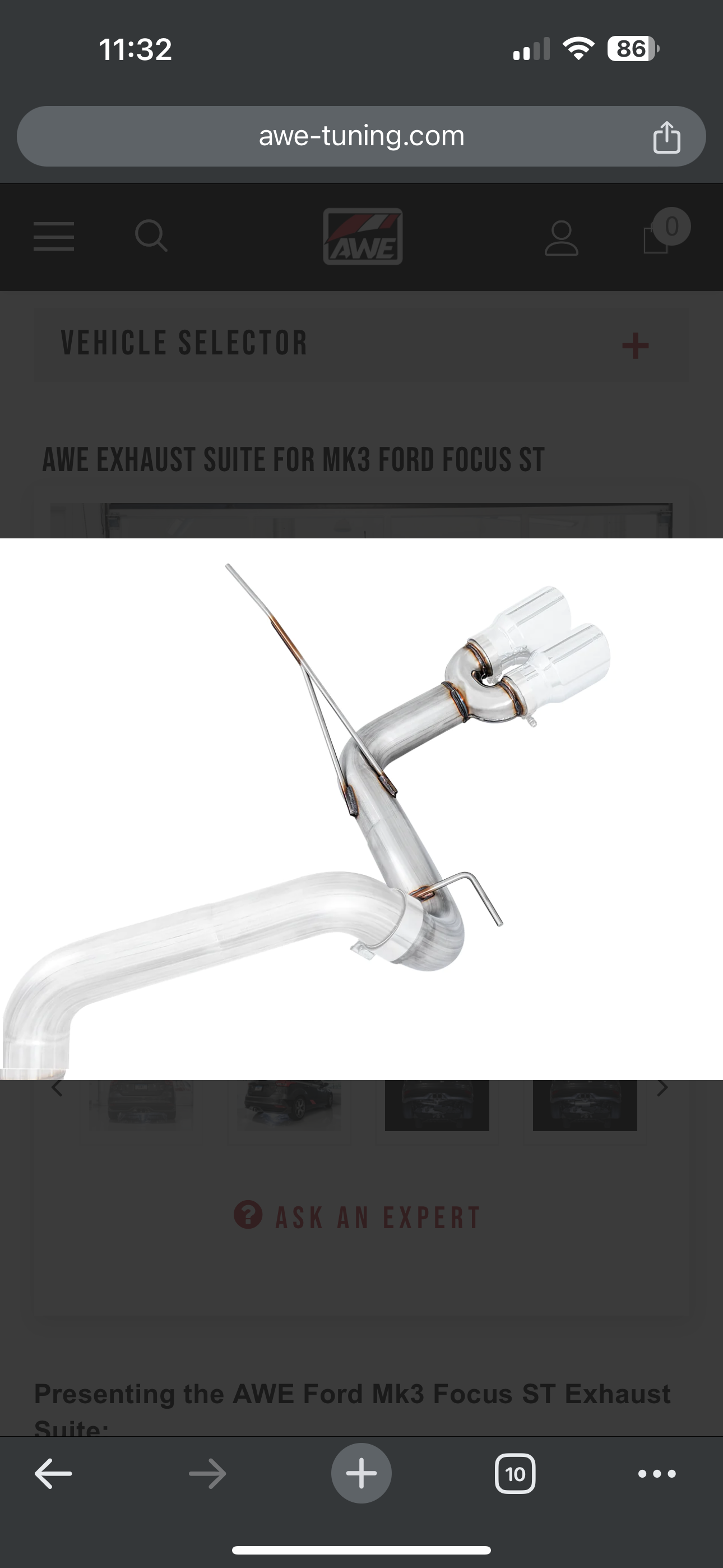 AWE Focus ST Exhaust (2013-2018)