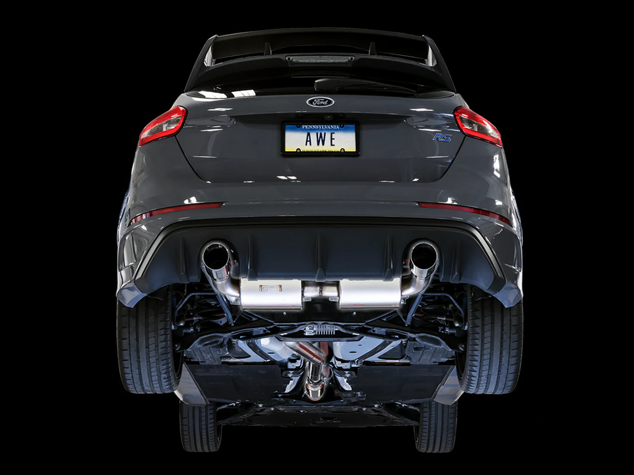 AWE Touring Catback Exhaust 2016-2018 Ford Focus RS