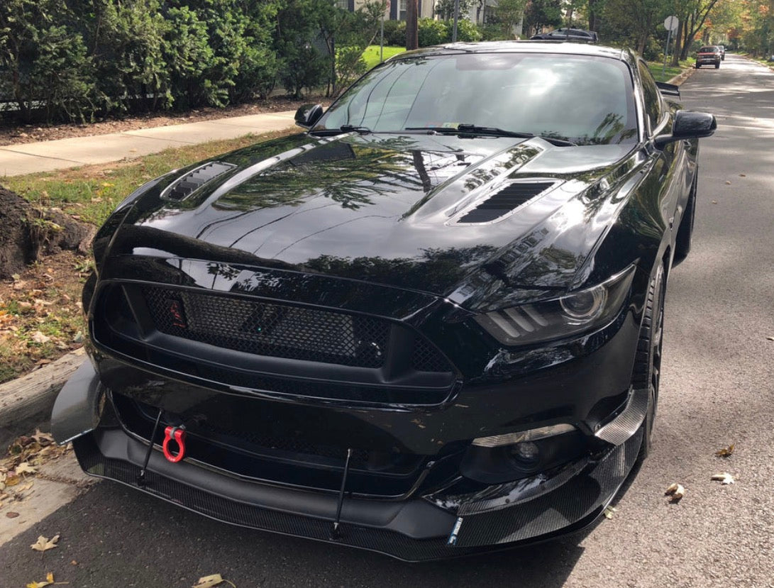 Mustang (15-17) S550 GT Direct Replacement Hood Louvers