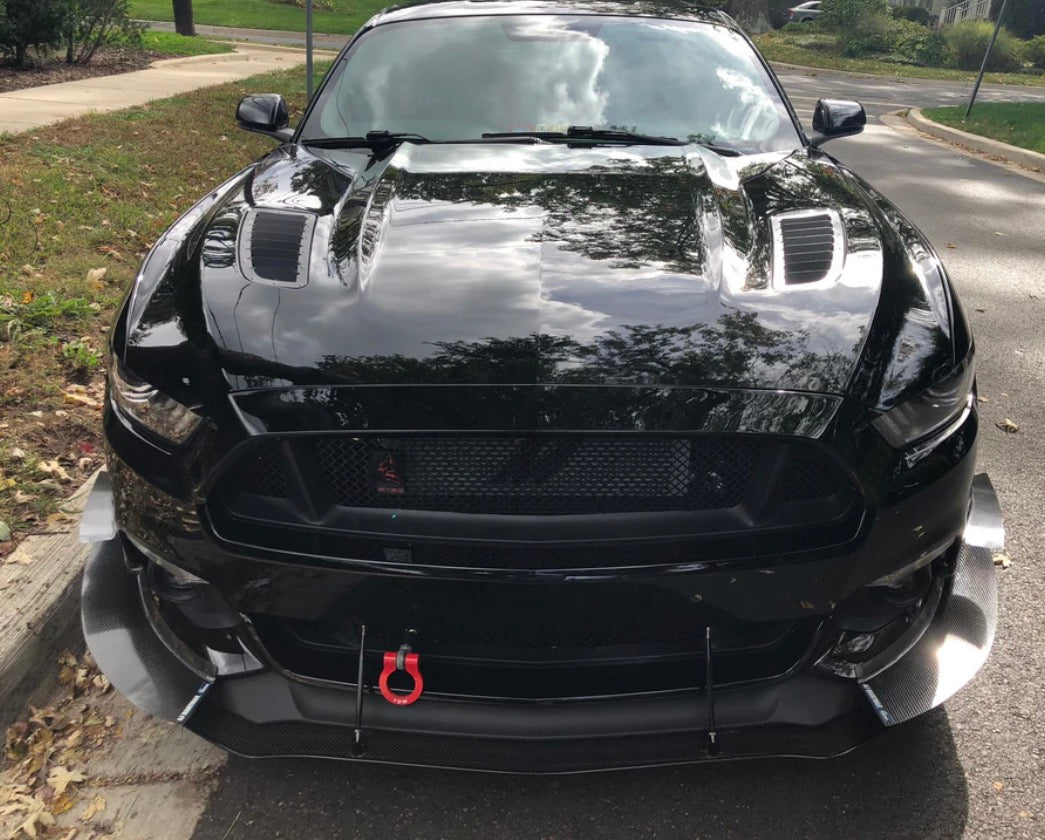 Mustang (15-17) S550 GT Direct Replacement Hood Louvers