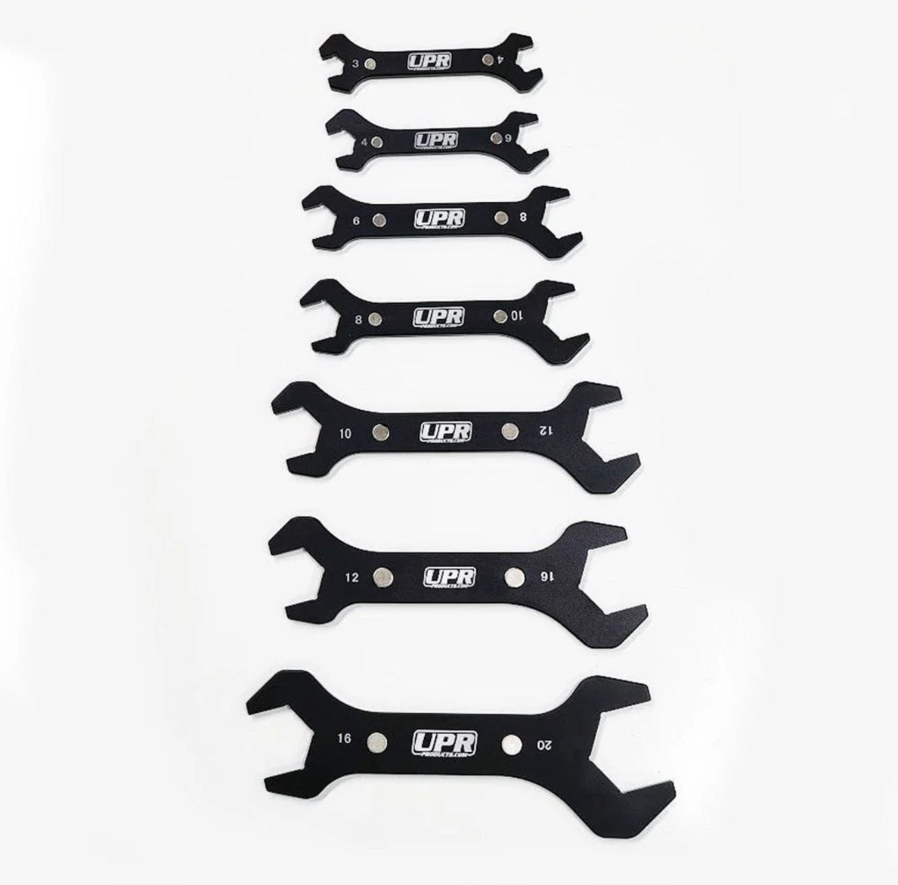 UPR 7075 Aluminum 7pc Magnetic AN Wrench Set - (Comparable to Steel in Strength)