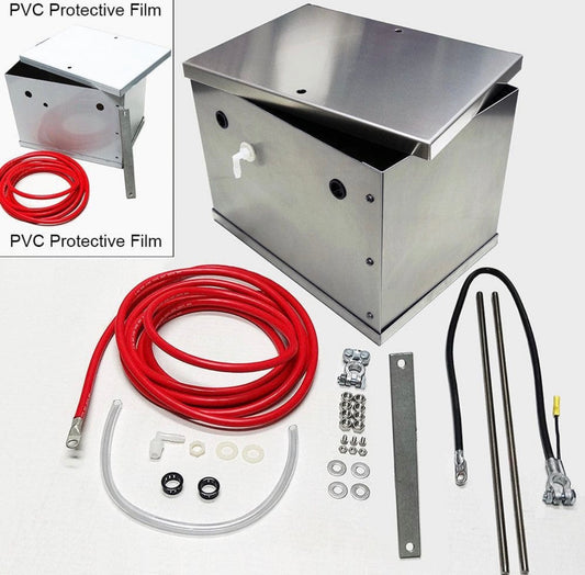 NHRA Legal Universal Aluminum Battery Box Kit