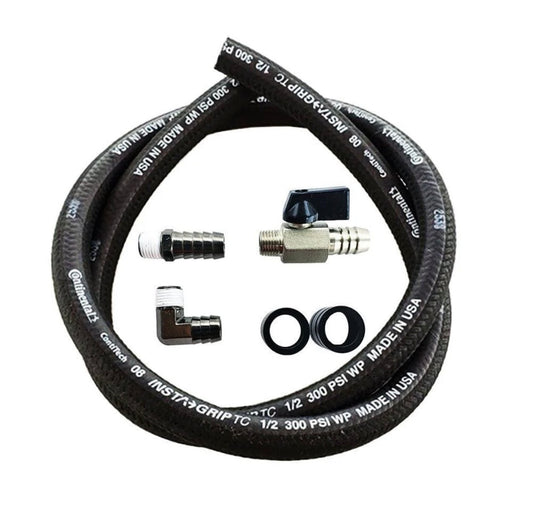 UPR Oil Catch Can Drain Line Kit 1/4"NPT 5024 5030 5032 5038