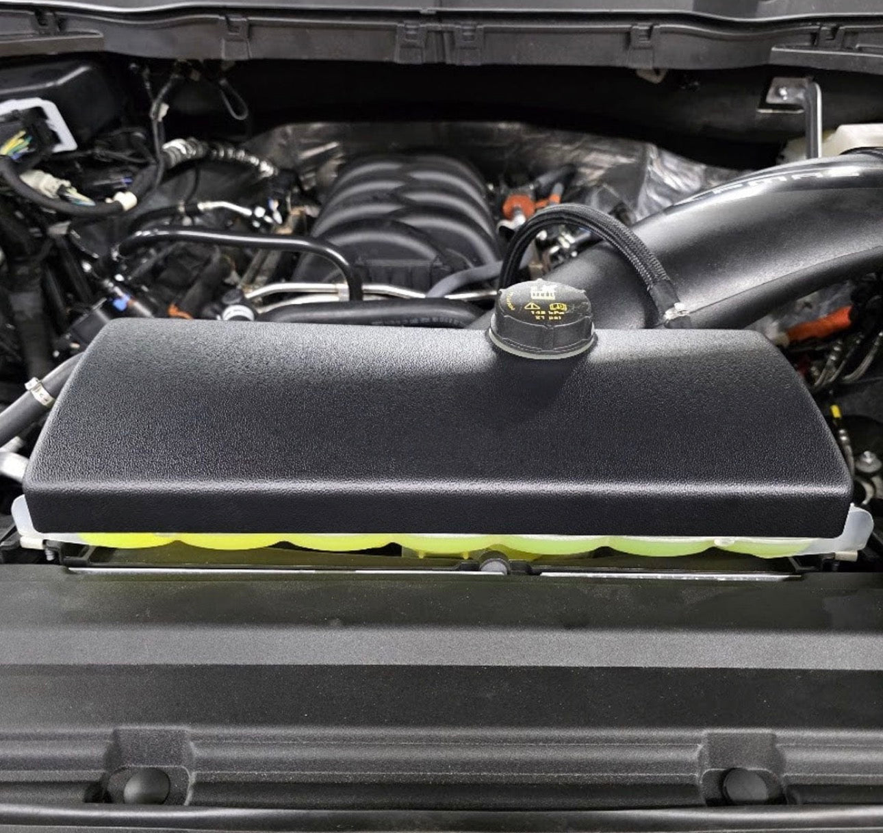 UPR Coolant Tank Reservoir Cover (fits 15-24 Ford F-150 & Raptor)