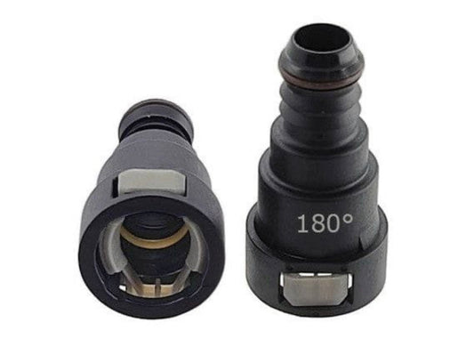 UPR Plug N Play PVC Snap Fitting Straight for Oil Catch Can 3/8 1/2 5/8