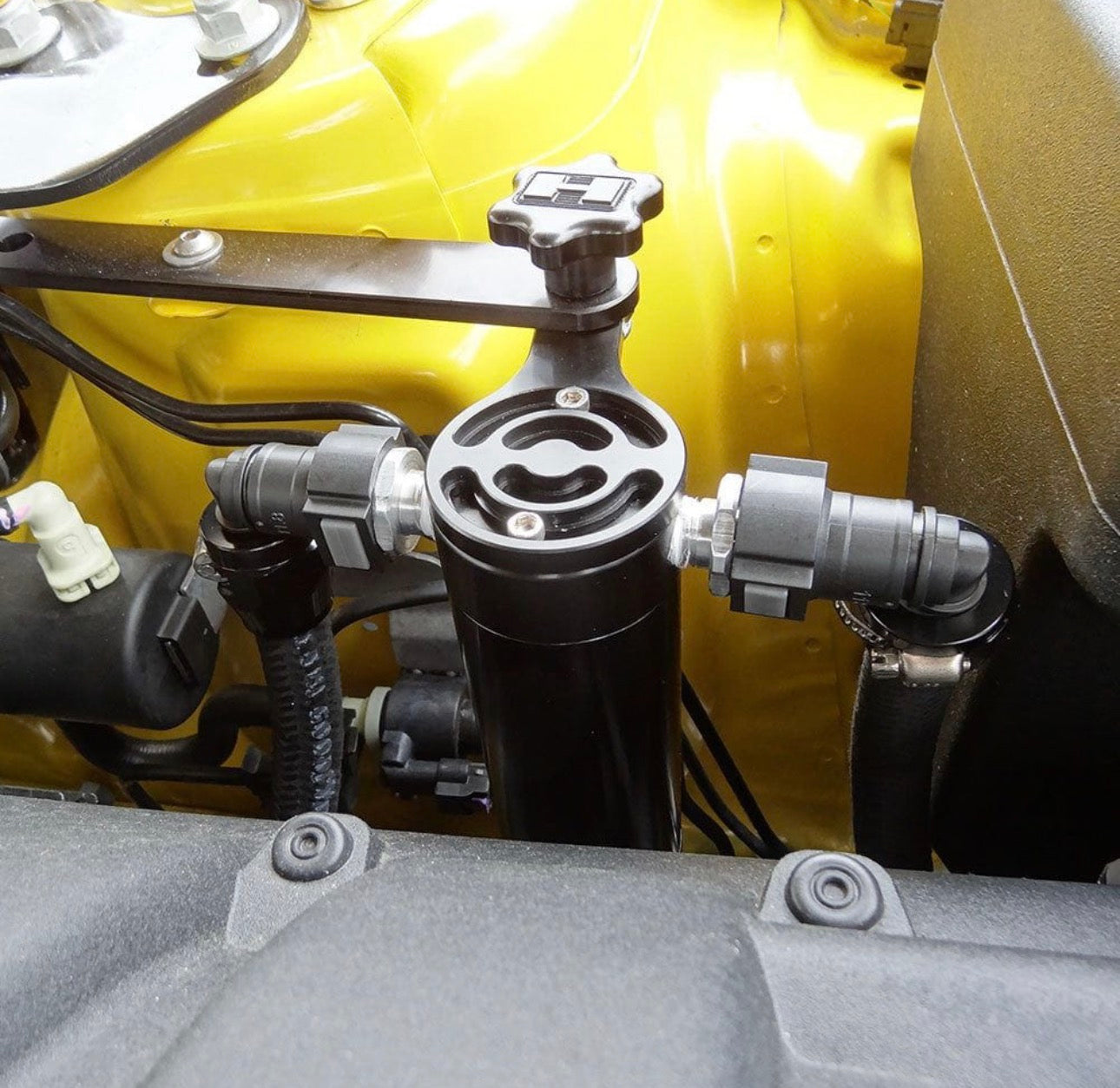 Plug N Play™ SC Oil Catch Can (fits 15-23 Mustang 2.3 Ecoboost) UPR