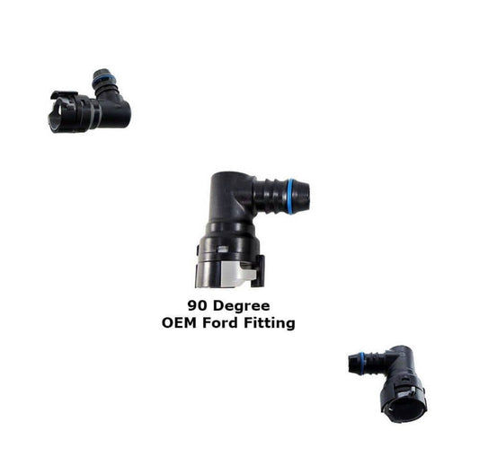 OEM Style PCV Snap Fitting 90* Angle for Oil Catch Can 5/8 x 15.82 mm