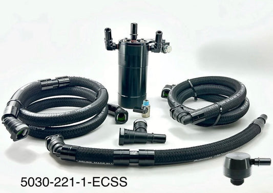 Plug n Play™ Dual Valve Oil Catch Can with ECSS (fits 15-20 F150 Ecoboost 2.7L & 3.5L Incl Raptor) UPR