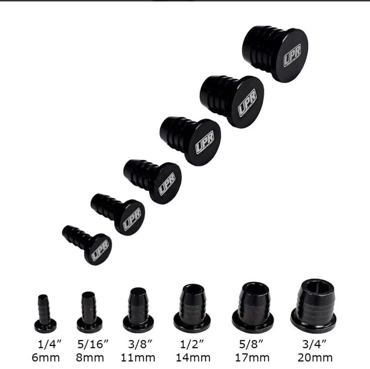 UPR Billet Vacuum Block Off Plugs Universal
