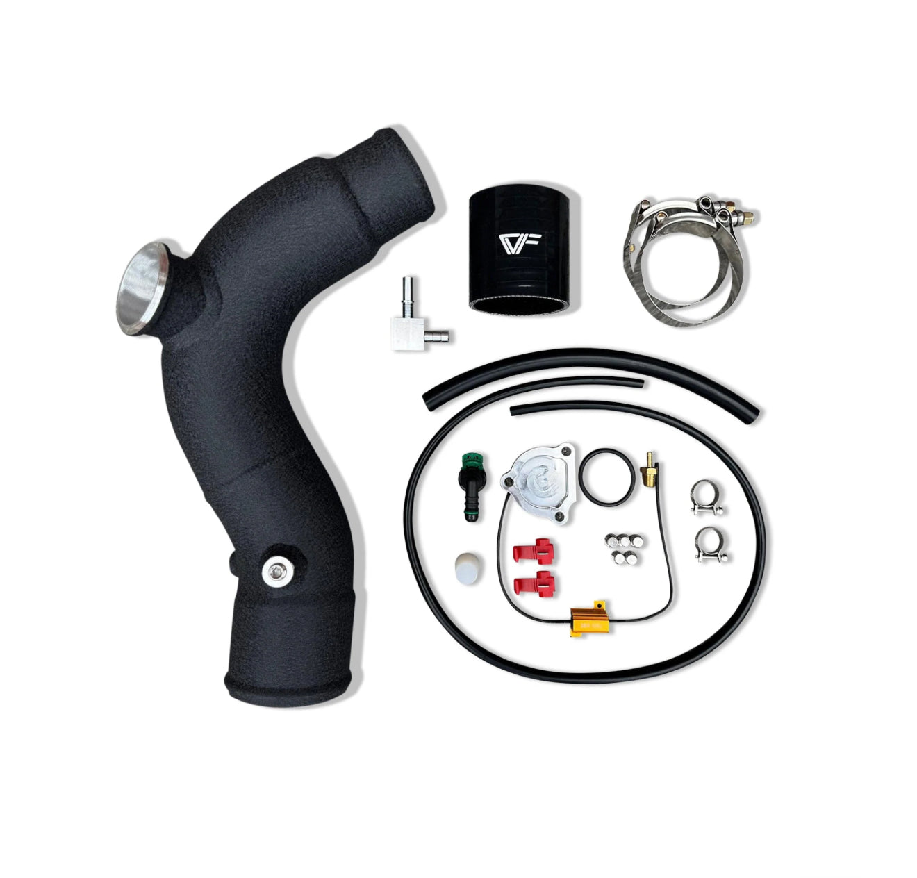 CVF Cold-side Aluminum Intercooler Pipe (2020-2025 3.0L Ford Explorer ST/Aviator)
