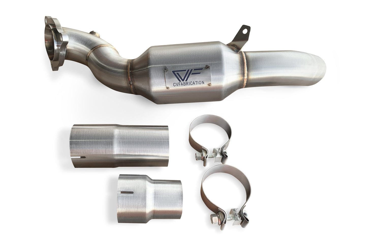 CVF 3" Stainless Steel Catted Downpipe (2019-2023 Ford Ranger 2.3L EcoBoost)