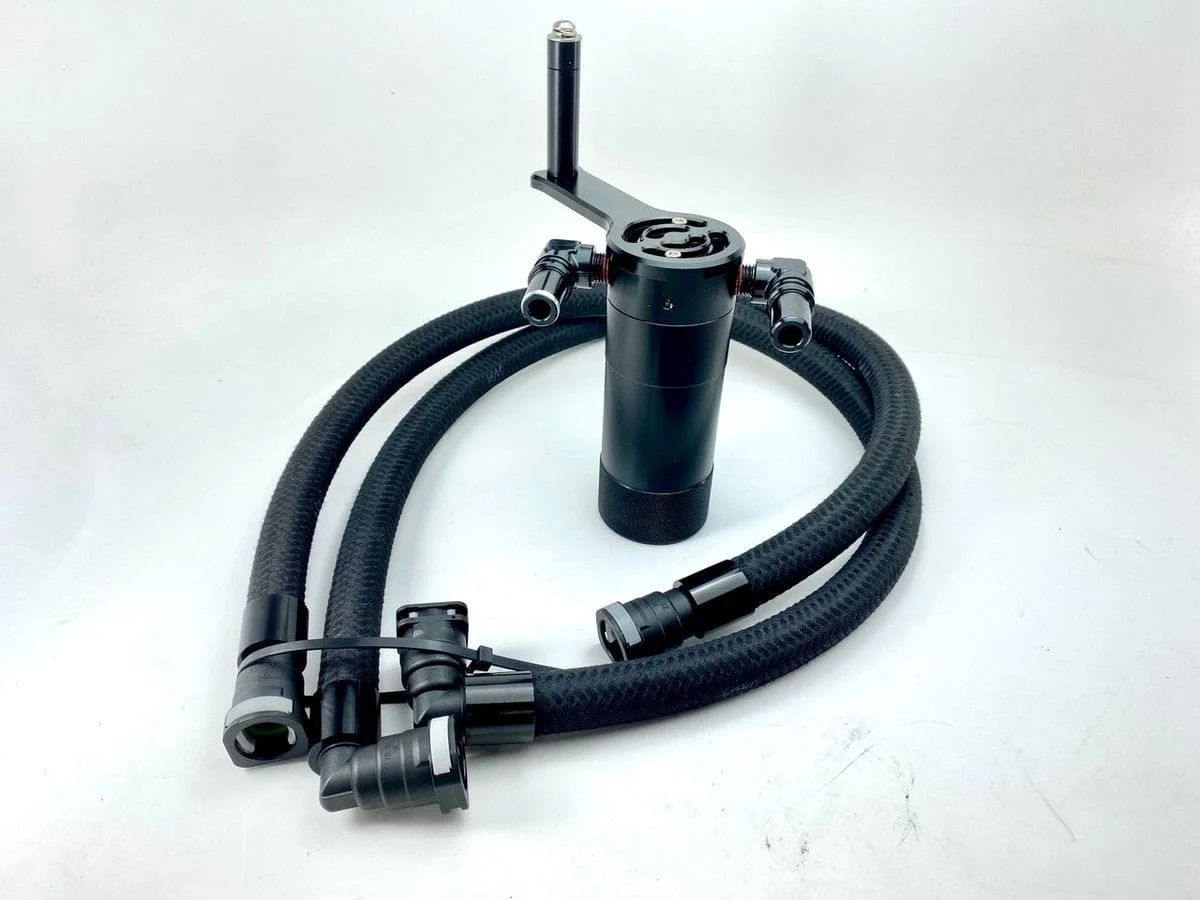 Plug N Play™ Dual Valve Oil Catch Can With ECSS (Fits 20-26 Explorer ST Ecoboost 3.0) UPR