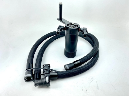 Plug N Play™ Dual Valve Oil Catch Can With ECSS (Fits 20-26 Explorer ST Ecoboost 3.0) UPR