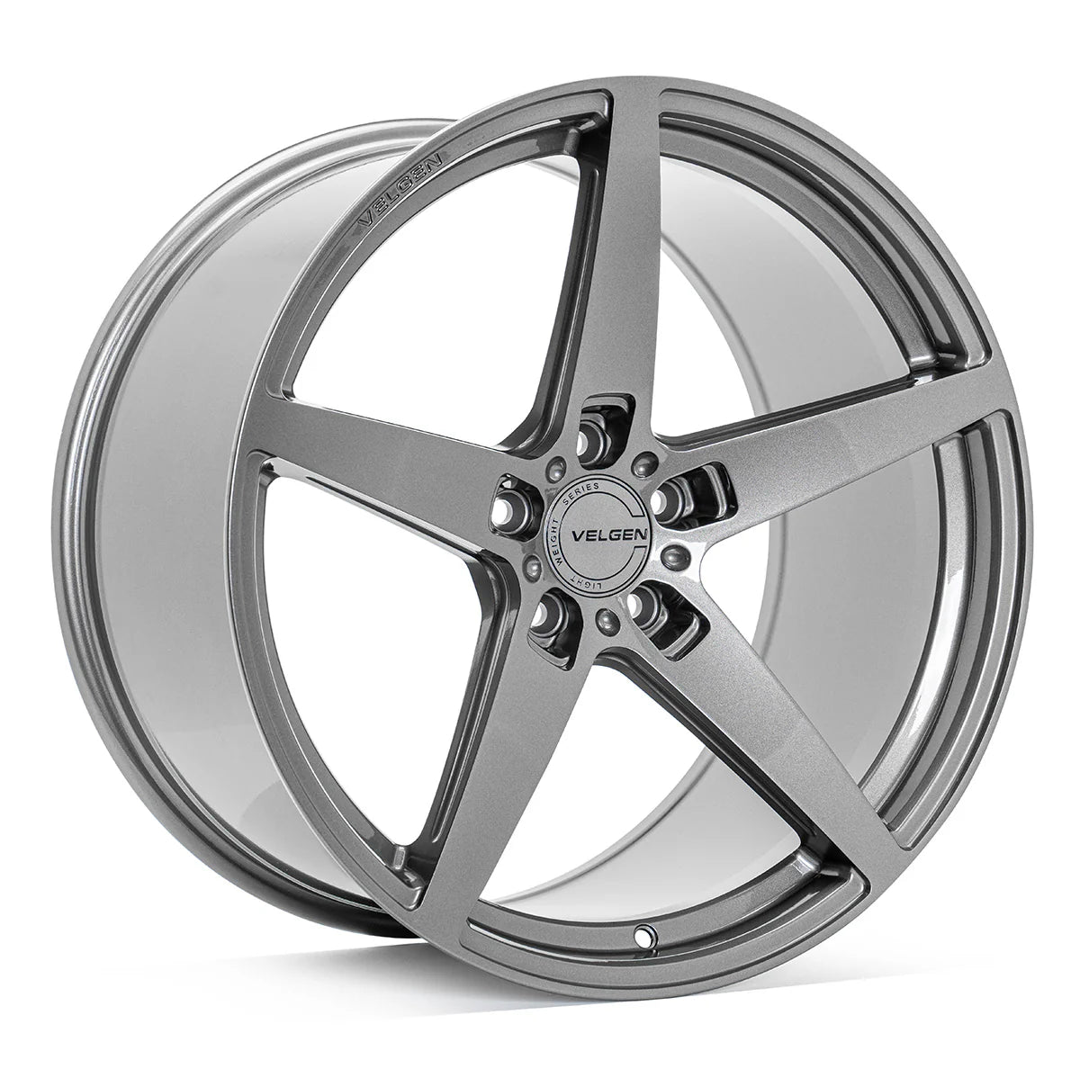 2005+ FORD MUSTANG VELGEN CLASSIC5 V2 WHEEL SET (SET OF 4) - GLOSS GUNMETAL - 20X9.5/20X10.5