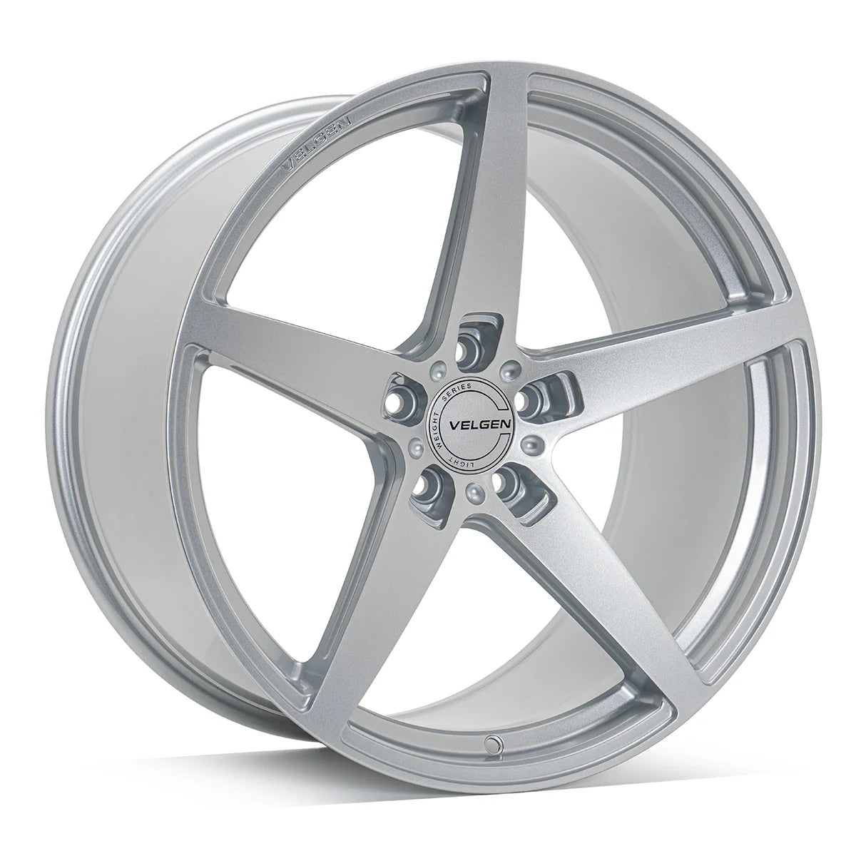 2015-2024 FORD MUSTANG VELGEN CLASSIC5 V2 WHEEL SET (SET OF 4) - GLOSS SILVER - 20X10/20X11