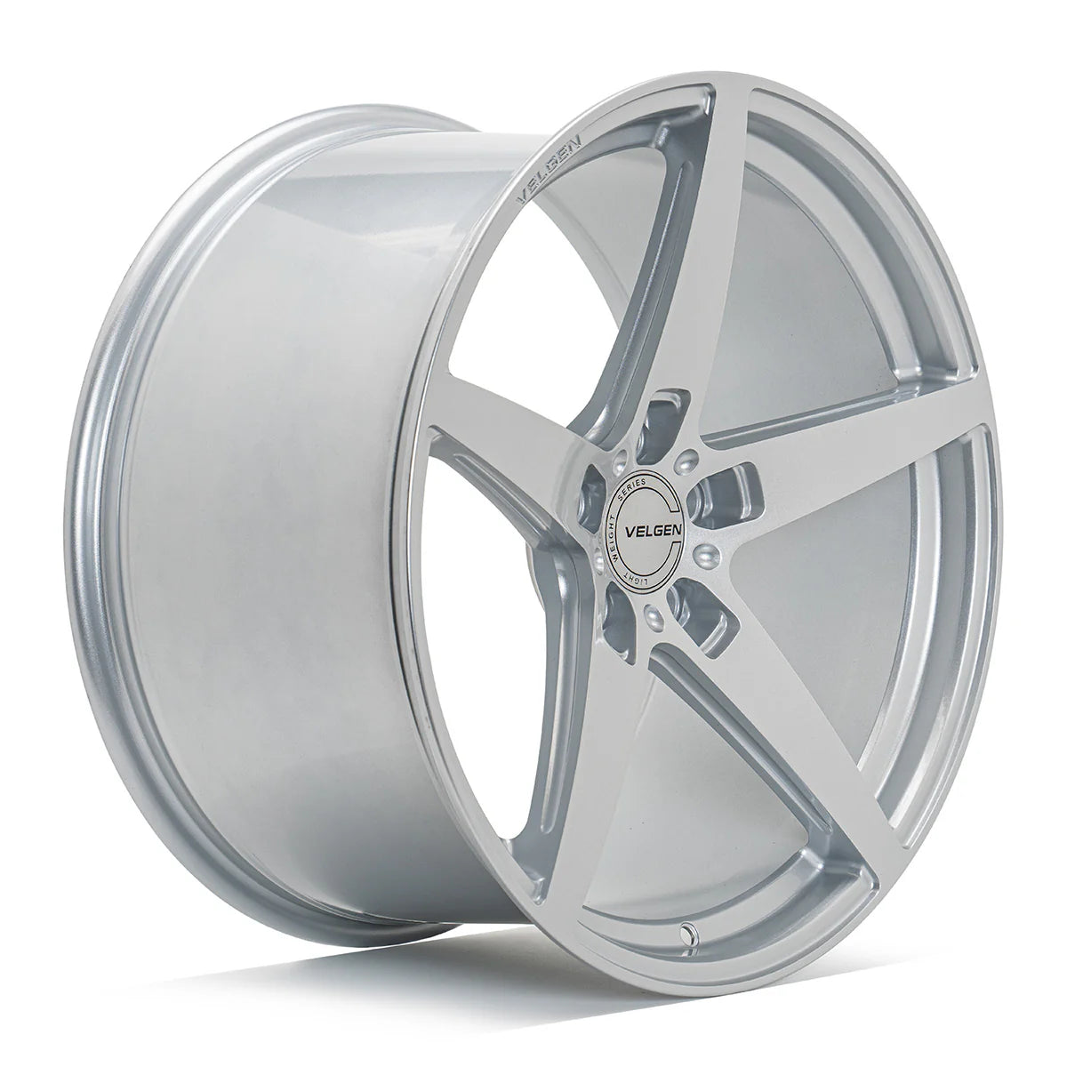 2015-2024 FORD MUSTANG VELGEN CLASSIC5 V2 WHEEL SET (SET OF 4) - GLOSS SILVER - 20X10/20X11