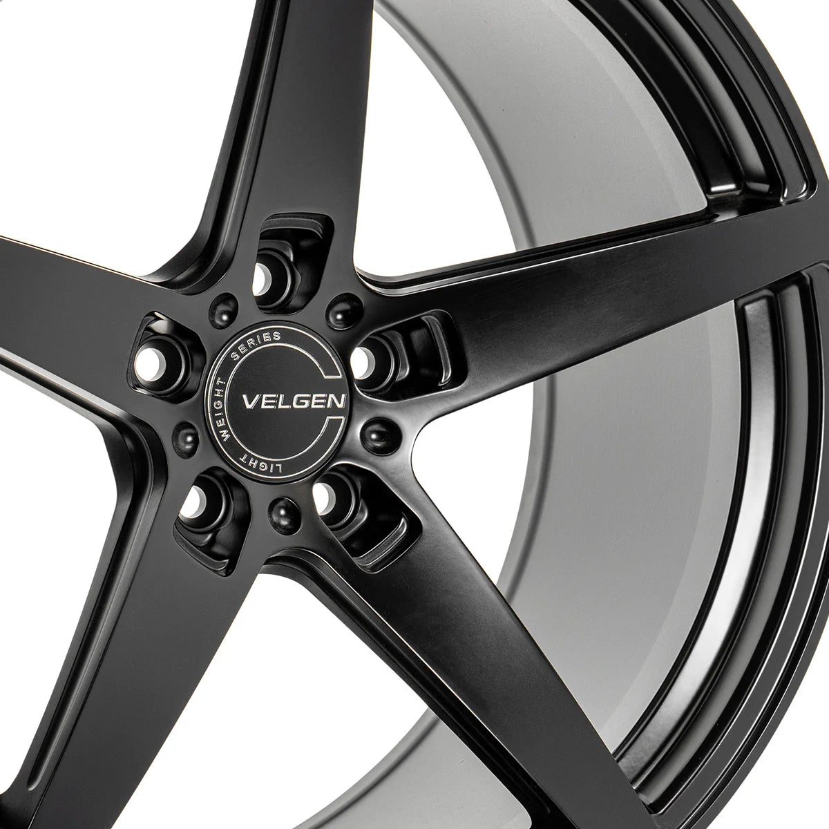 2015-2024 FORD MUSTANG VELGEN CLASSIC5 V2 WHEEL SET (SET OF 4) - SATIN BLACK - 20X10/20X11