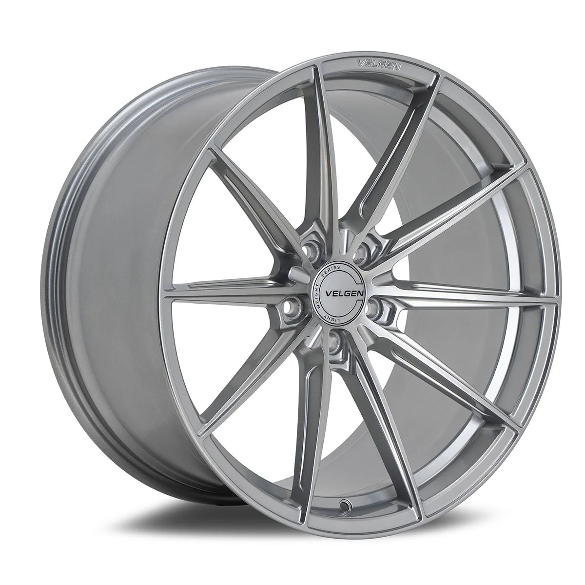 2015-2024 FORD MUSTANG VELGEN VF10 WHEEL SET (SET OF 4) - GLOSS SILVER - 20X10/20X11