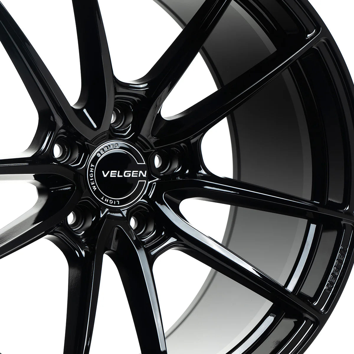 2005+ FORD MUSTANG VELGEN VF5 WHEEL SET (SET OF 4) - GLOSS BLACK - 20X9.5/20X10.5