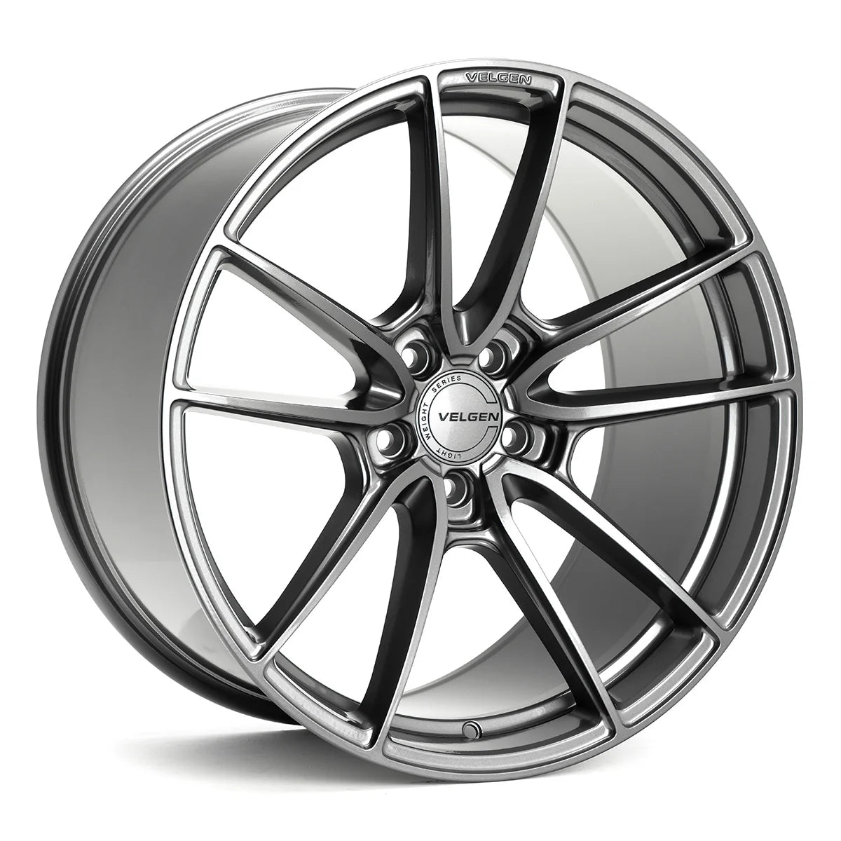 2020-2022 Ford Mustang GT500 Velgen VF5 Wheel Set (Set of 4) - Gloss Gunmetal - 20x11/20x11.5