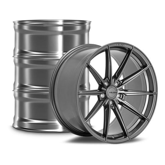 2015-2024 FORD MUSTANG VELGEN VF10 WHEEL SET (SET OF 4) - GLOSS GUNMETAL - 20X10/20X11