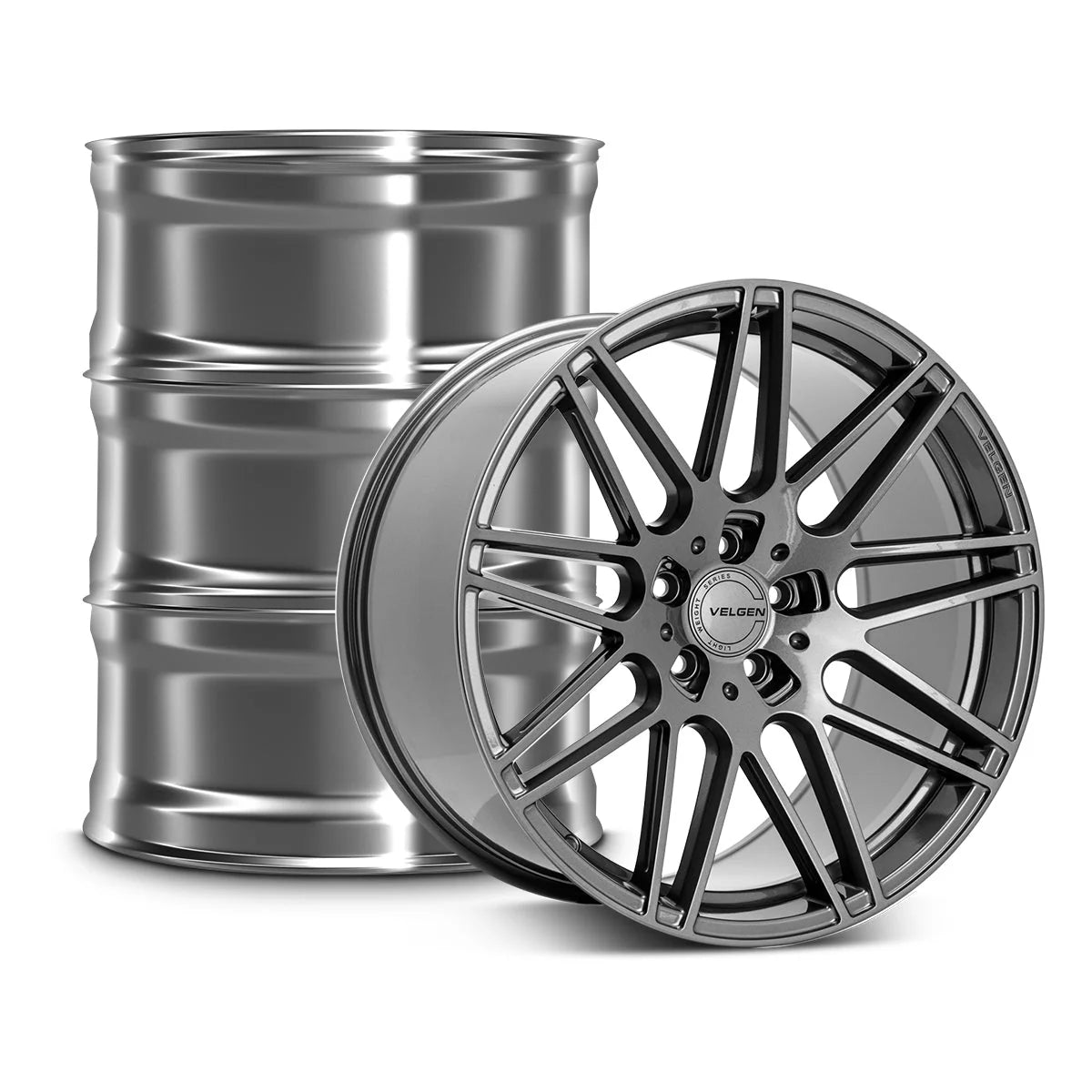 2015-2024 FORD MUSTANG VELGEN VF9 WHEEL SET (SET OF 4) - GLOSS GUNMETAL - 20X10/20X11