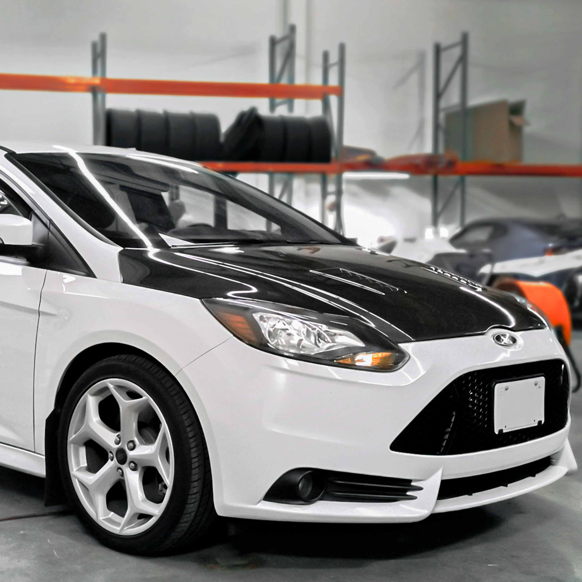 Seibon RS-Style Carbon Fiber Hood (2012-2014 Focus ST)