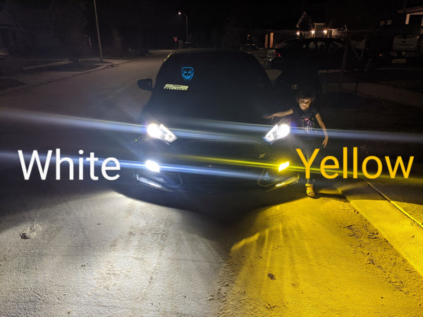 HSF Switchback Foglights (2013-2018 Ford Focus ST and 2016-2018 Focus RS)