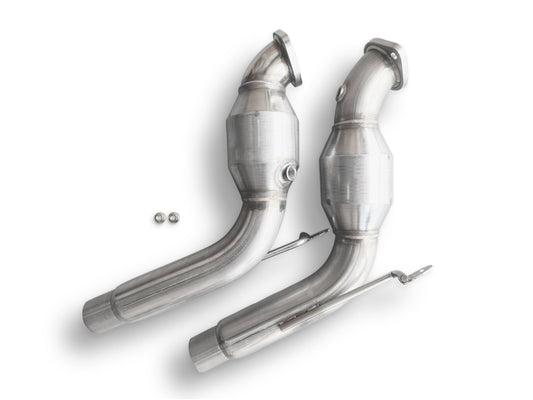 CVF Stainless Steel Catted Downpipes (2020-2024 3.0L Ford Explorer ST)