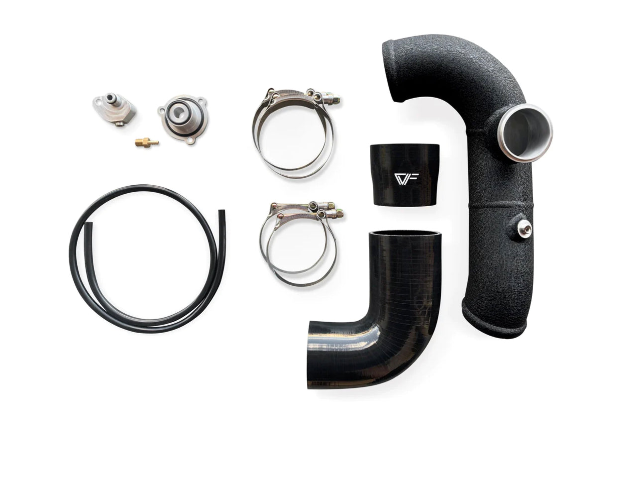 CVF Aluminum Intercooler Charge Pipe Kit with TiAL Flange (2013-2018 Ford Focus ST)