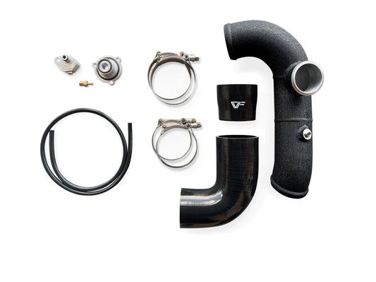 CVF Aluminum Intercooler Charge Pipe Kit with TiAL Flange (2013-2018 Ford Focus ST)